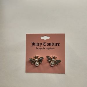 Juicy Couture Queen Been Stud Earrings